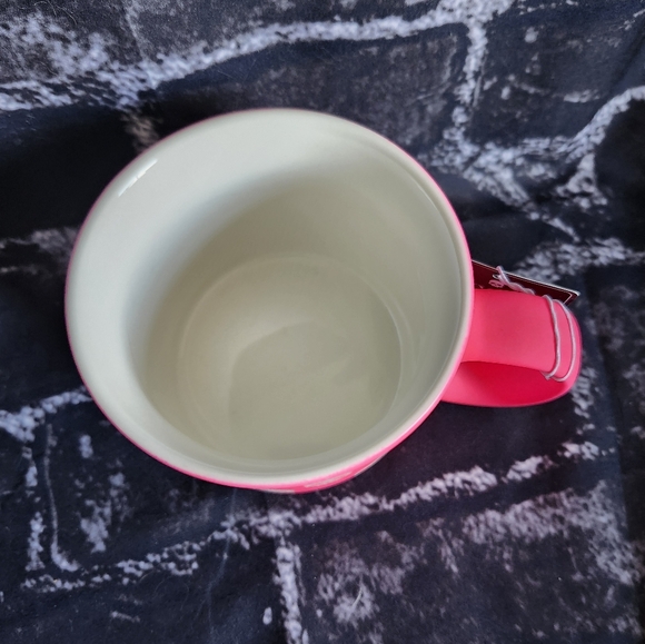 Neon pink skull mug - Picture 3 of 5